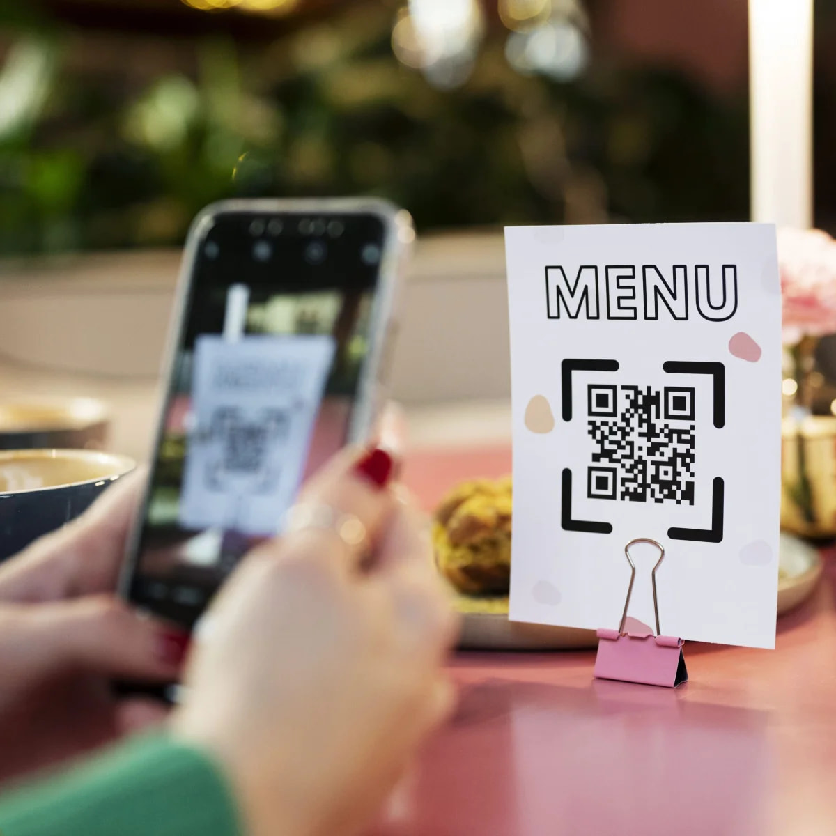 QR Menu Scene - Scan for Digital Menu