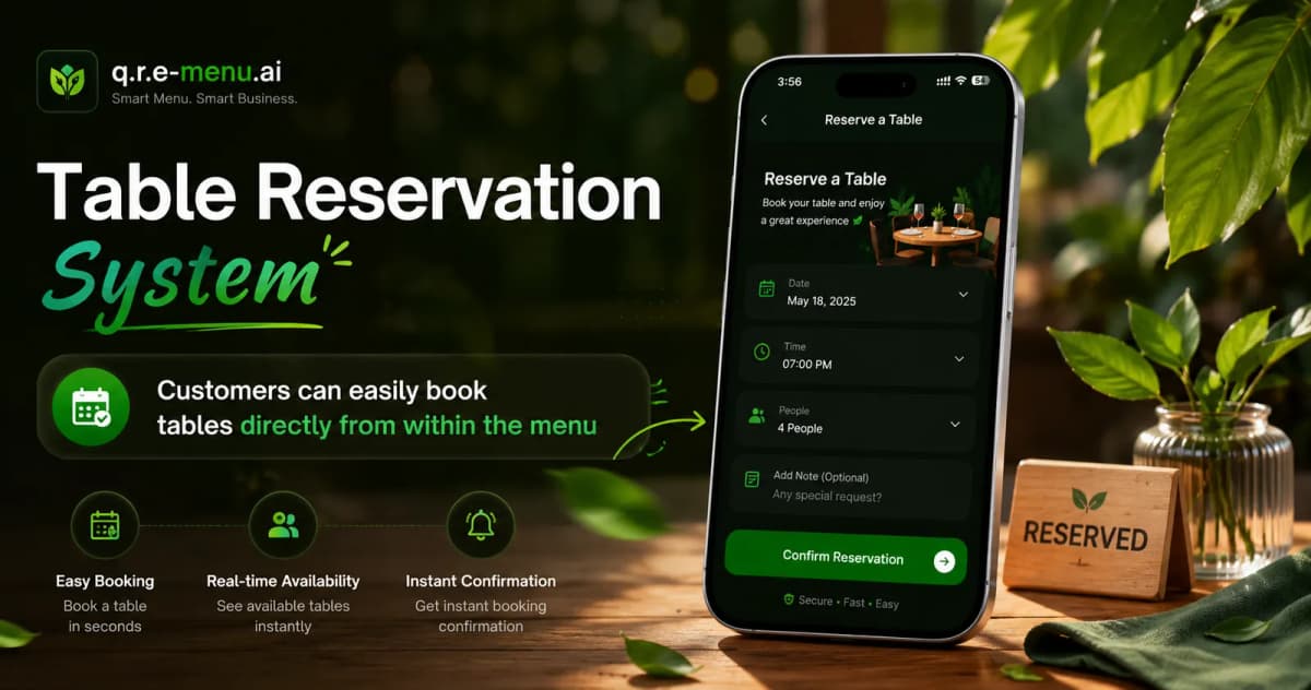 Elevate Your Dining Experience! Seamless Reservations at Your Fingertips