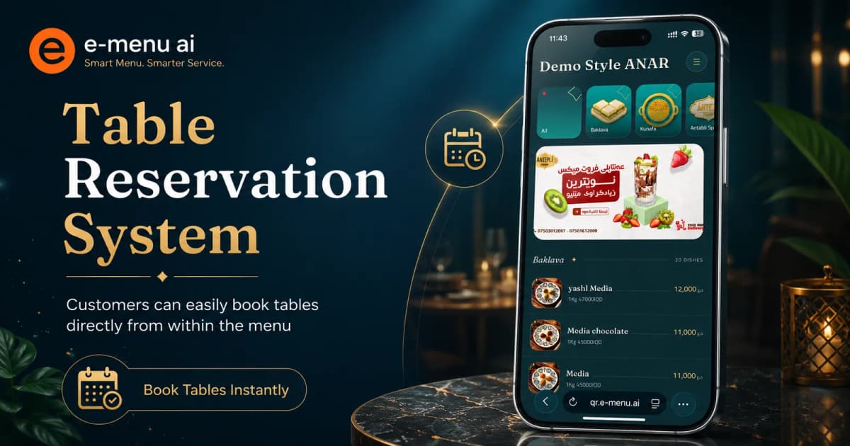 The Modern Table Reservation System: Revolutionizing the Dining Experience