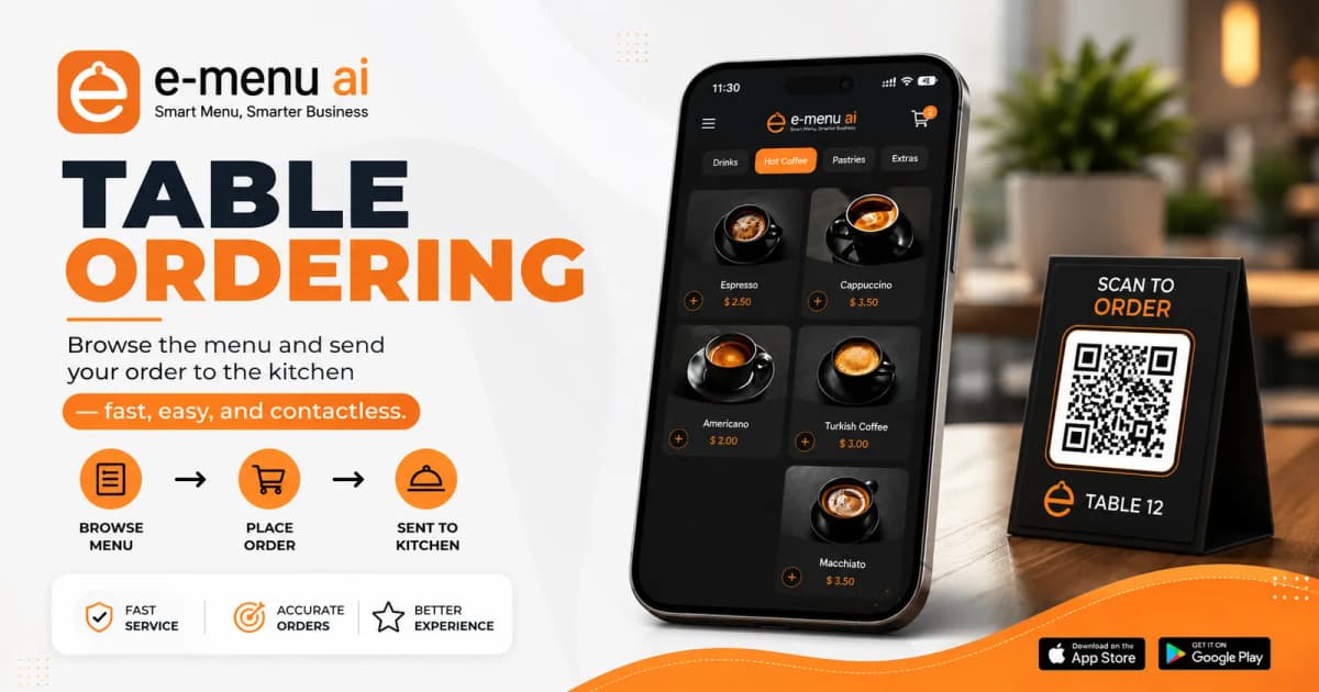 Upgrade Your Dining Experience with e-menu ai!