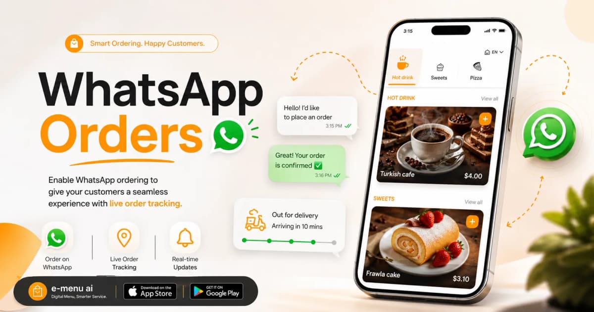 WhatsApp Orders – The Fastest Way to Serve Your Customers