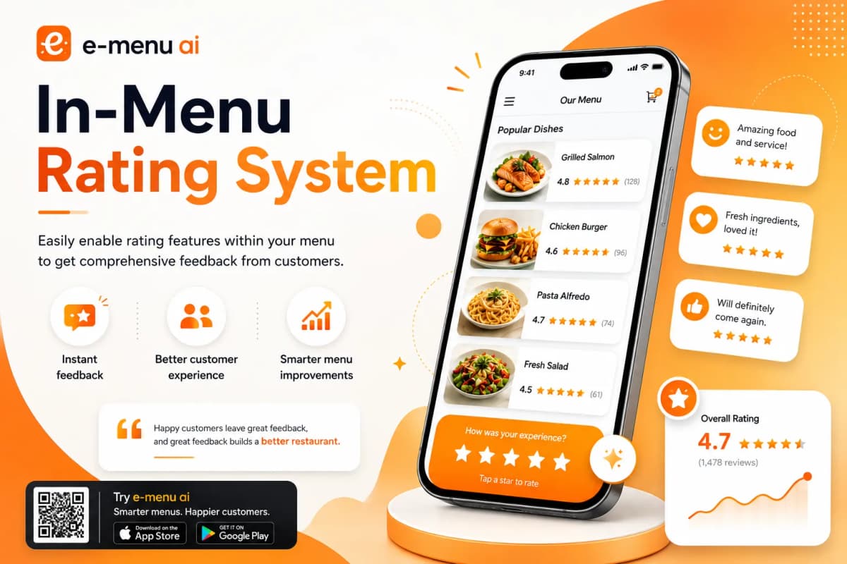 The Power of an In-Menu Rating System: Elevating the Dining Experience with e-menu ai