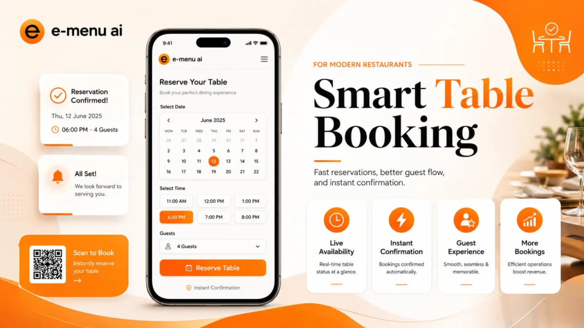Revolutionizing the Dining Experience: The Power of Smart Table Booking