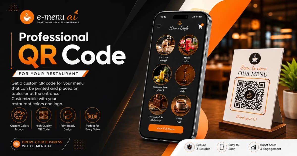 Turn Every Table into a Smarter Dining Experience with a Professional QR Code