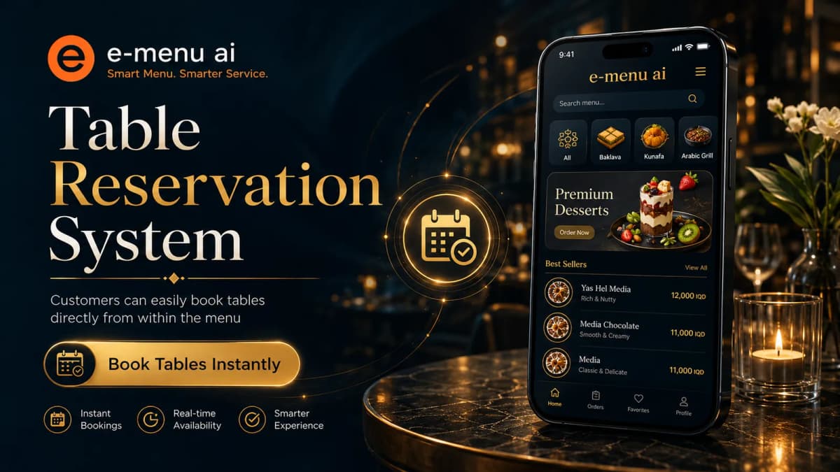 Transform Every Table Reservation Into a Smarter Dining Experience