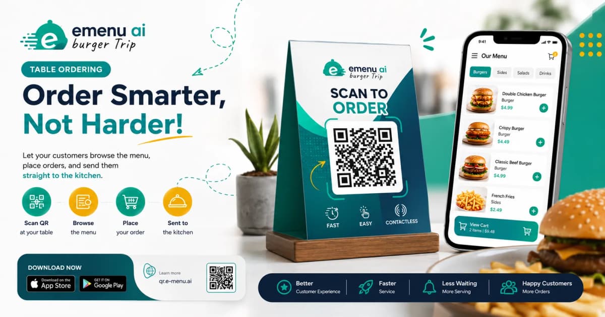 Table Ordering: Let Guests Order Instantly from Their Seat