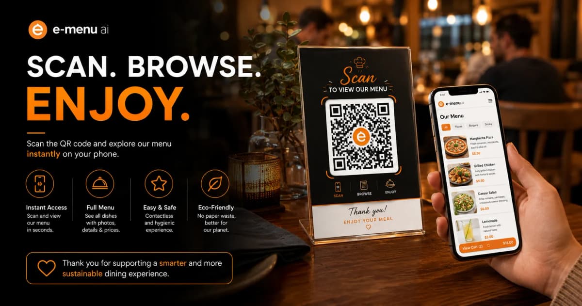 Why Your Restaurant Should Switch to a Digital Menu