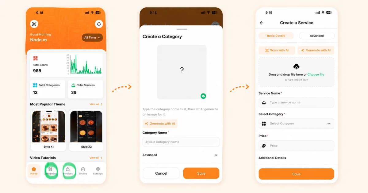 How to Add Categories and Items to Your Menu in the eMenu AI App: A Step-by-Step Guide