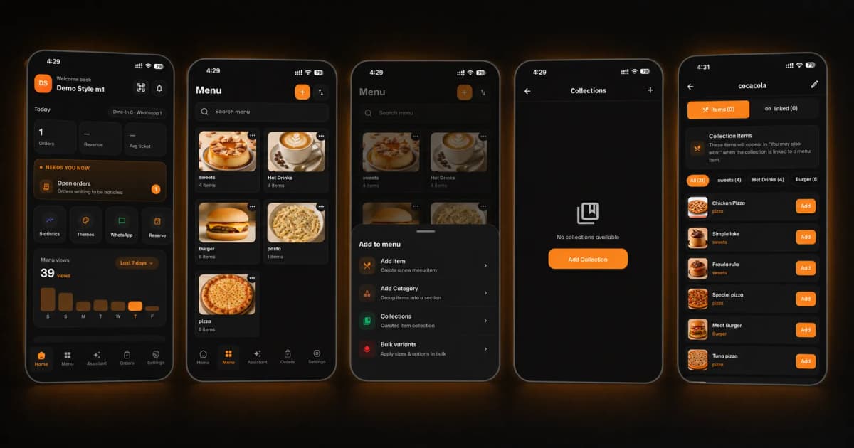 How to Create a Collection on the eMenu AI App